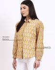 Panel Shirt - Mustard - Hi Handmade