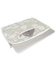 Quilted Laptop Sleeve - Sage Green - Hi Handmade