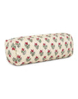Quilted Makeup Case - Floral White - Hi Handmade