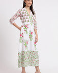 Rose Maxi Dress - White - Hi Handmade