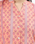 Soft Bloom Cotton Top - Peach - Hi Handmade