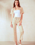 Sydney Cotton Lounge Pant - Coral - Hi Handmade