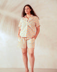 Sydney Cotton Shorts - Coral - Hi Handmade