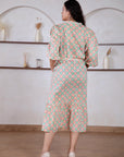 Sydney Maxi Shirt Dress - Strawberry - Hi Handmade