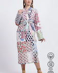 Vintage Kantha Patchwork Jacket - Long - Hi Handmade