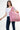 Cotton Tote Bag With Zip - Blush