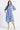 Sia Cotton Shirt Dress - Blue