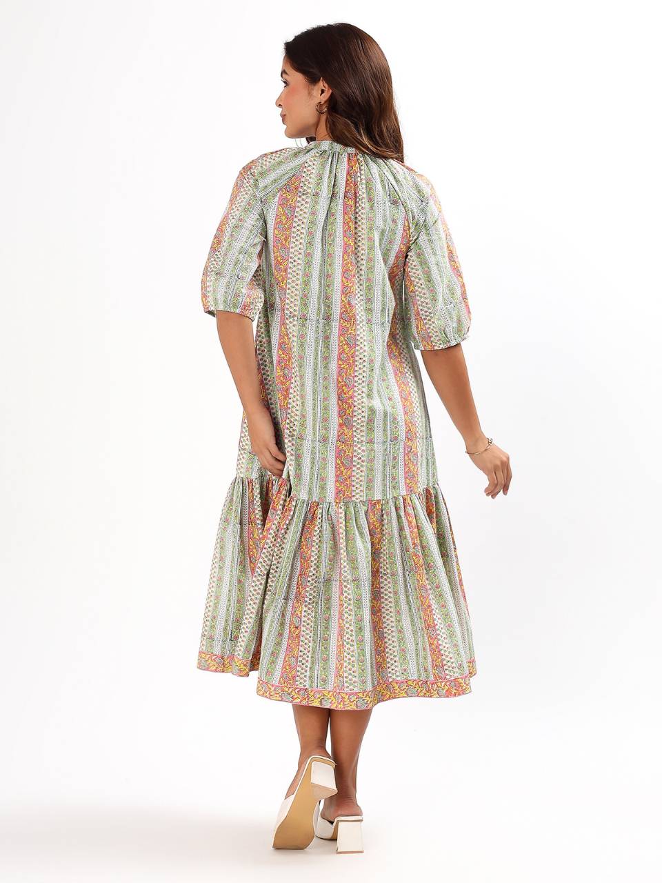 Sara Shirt Dress - Green