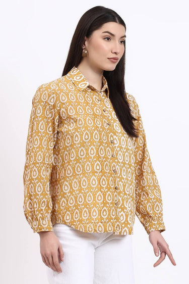 Panel Shirt - Mustard