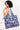 Cotton Tote Bag With Zip - Navy Blue