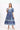 Cotton Dress Maxi - Blue