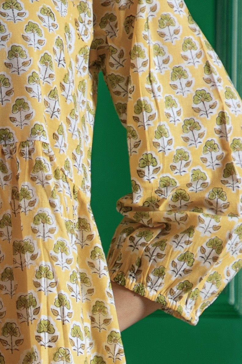 Sia Maxi Dress - Sun Yellow
