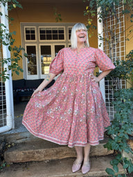 Sahiba Maxi Dress - Blush