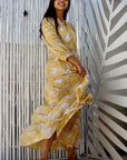 Boho Maxi Dress - Sun Yellow