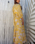 Boho Maxi Dress - Sun Yellow