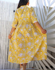 Maxi Shirt Dress - Sun Yellow