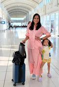 Mum-life Shirt - Peach Stripe