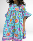 Adah Cotton Kids Dress - Half Sleeves - Hi Handmade