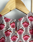 Adah Cotton Kids Dress - Pink - Hi Handmade
