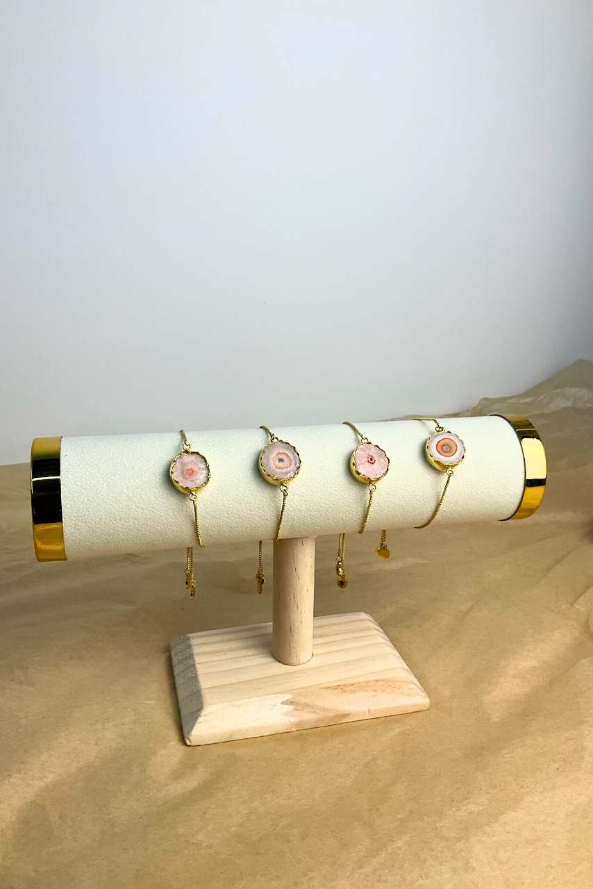 Amber Solar Quartz - Bracelet - Hi Handmade