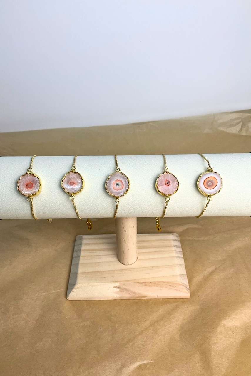 Amber Solar Quartz - Bracelet - Hi Handmade