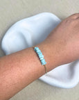 Aqua Amazonite - Bracelet - Hi Handmade