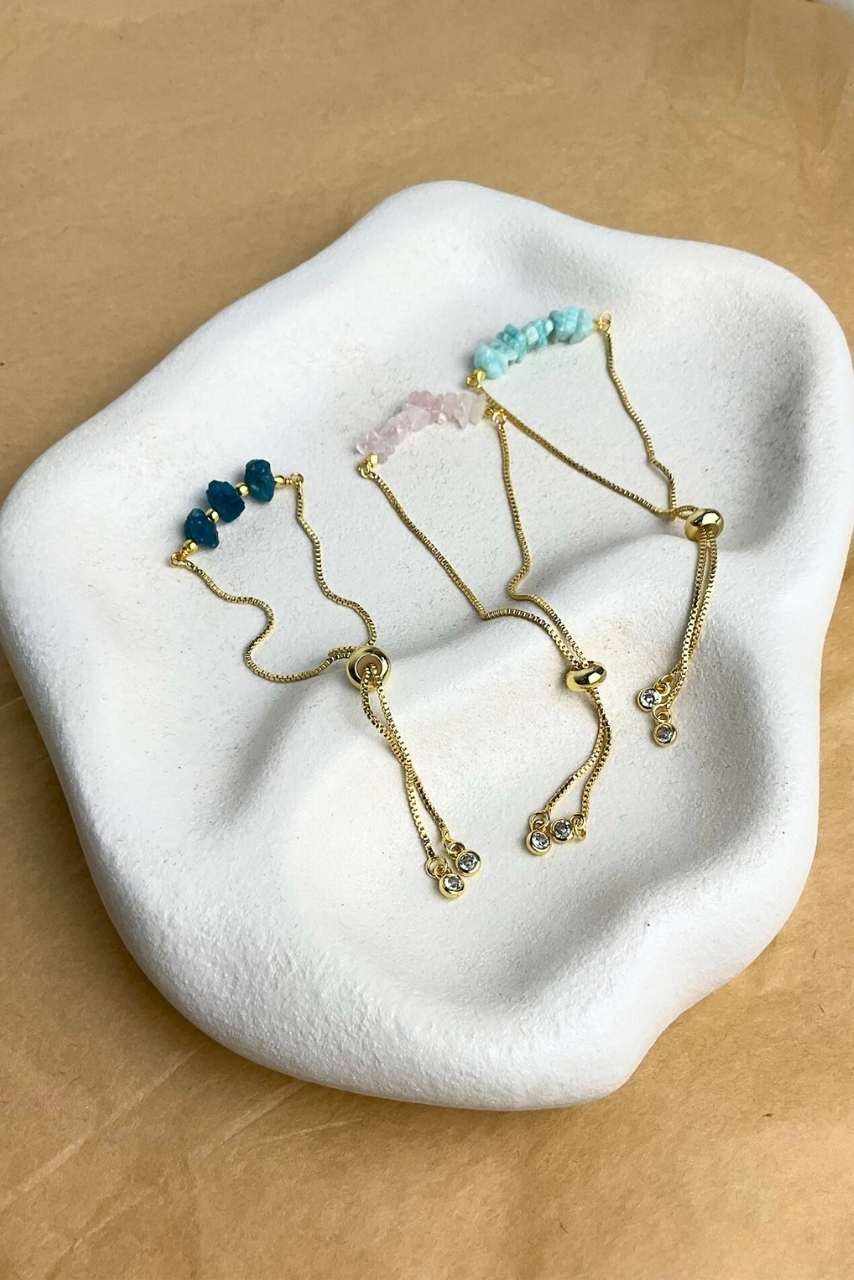 Aqua Amazonite - Bracelet - Hi Handmade