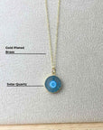 Aqua Solar Quartz - Necklace - Hi Handmade