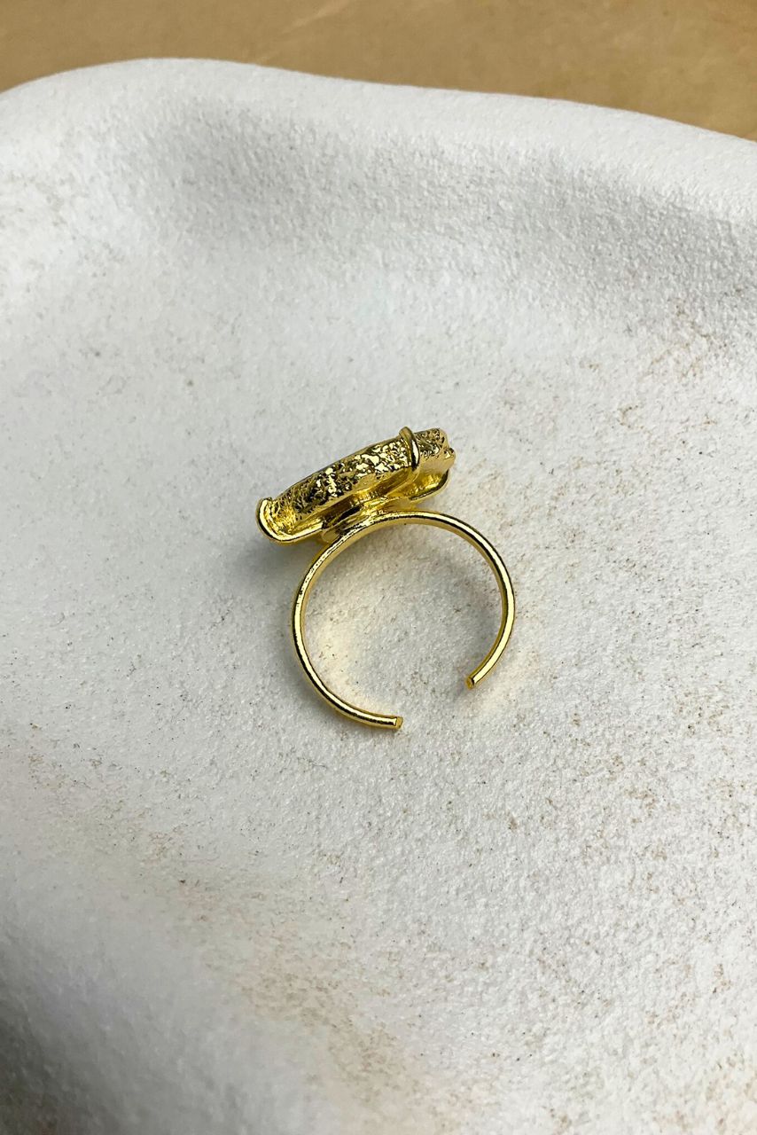 Aqua Solar Quartz - Ring - Hi Handmade