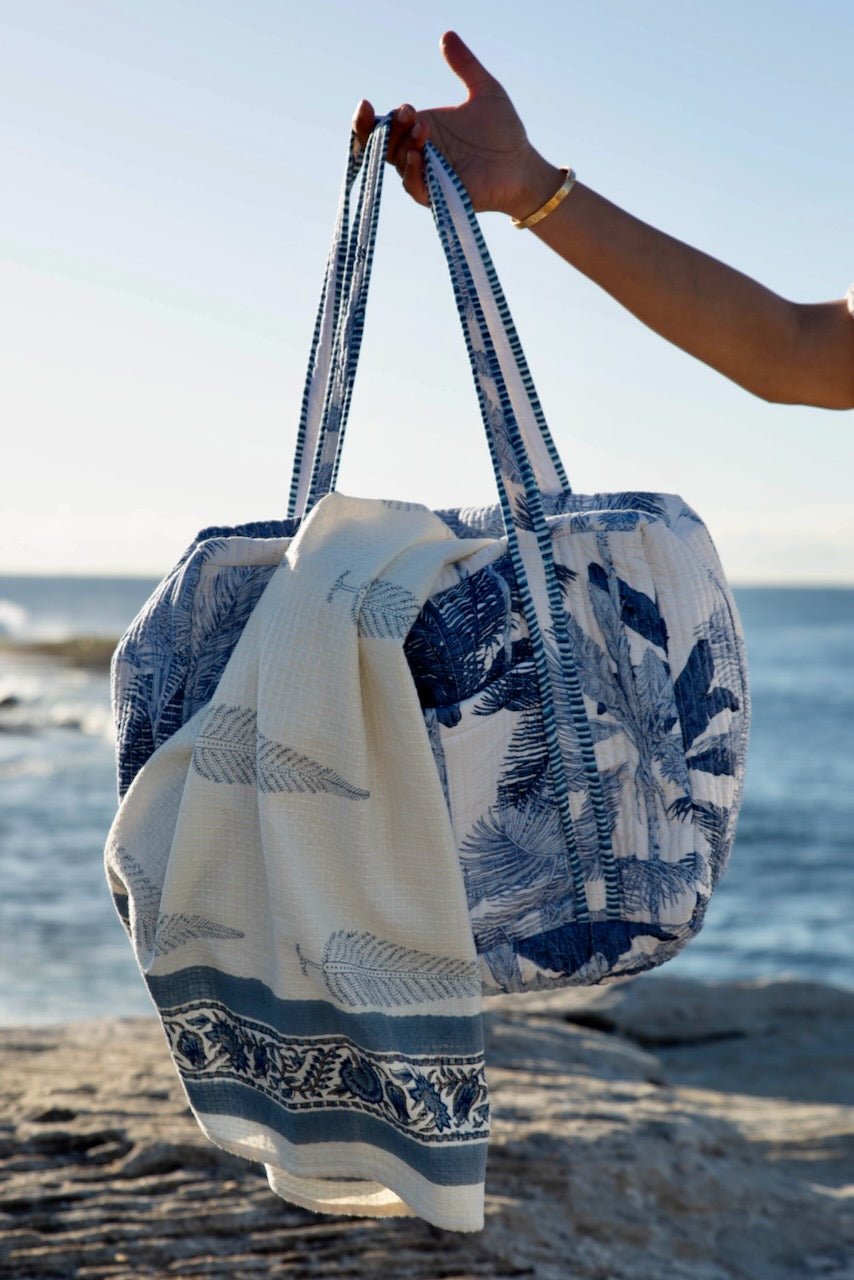 Beach Bag - Camo Palm - Hi Handmade