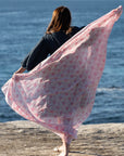 Beach Sarong - Jaipur Pink - Hi Handmade