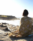 Beach Sarong - Mustard Yellow - Hi Handmade