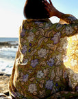 Beach Sarong - Mustard Yellow - Hi Handmade