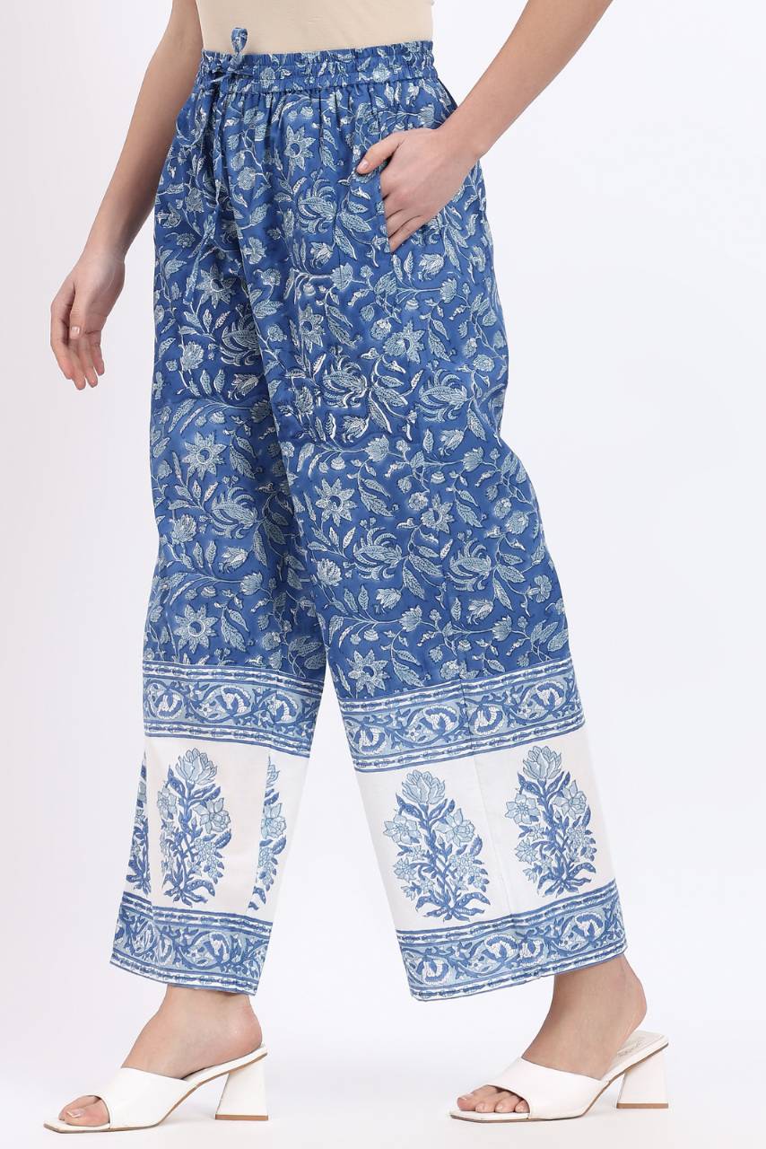 Bella Straight Pant - Ocean - Hi Handmade