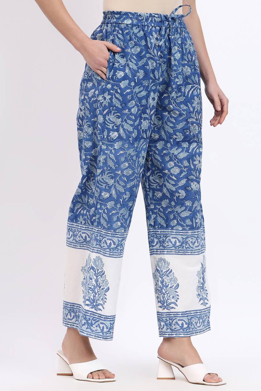 Bella Straight Pant - Ocean - Hi Handmade