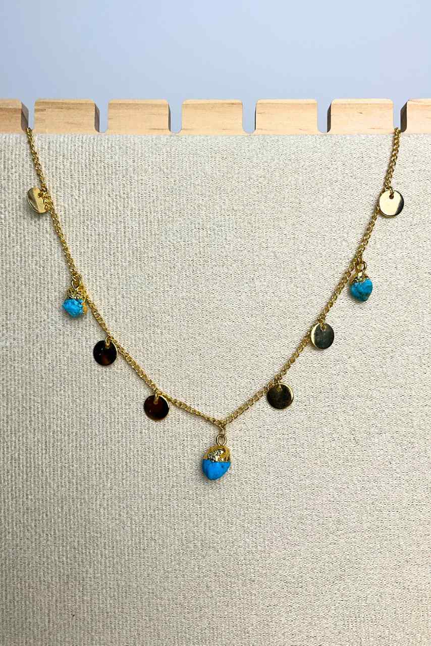 Calm Turquoise - Necklace - Hi Handmade