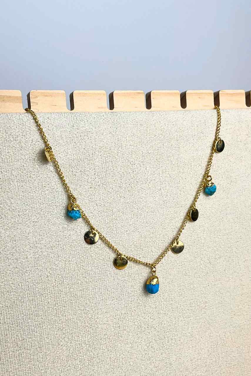 Calm Turquoise - Necklace - Hi Handmade
