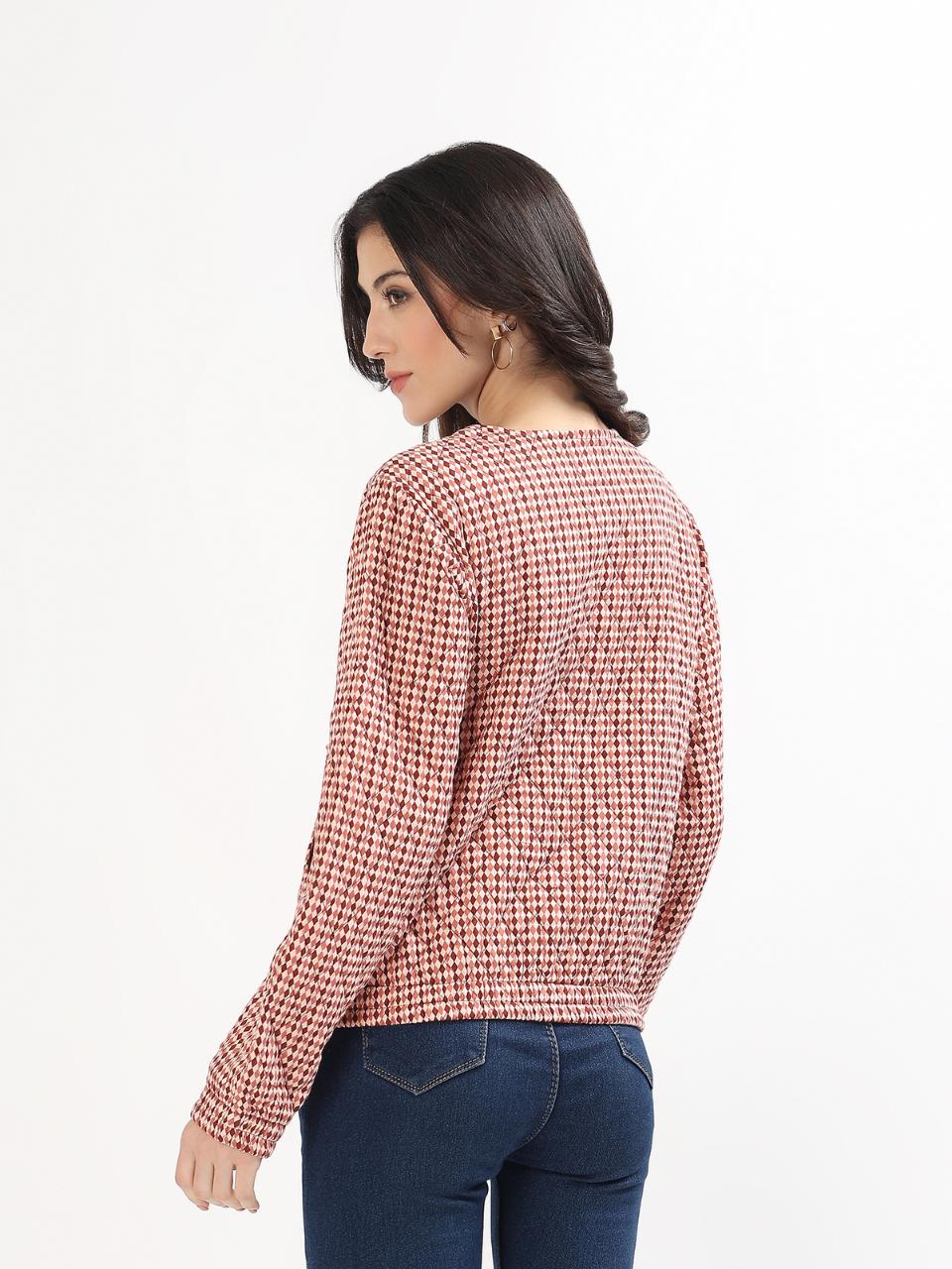 Cara Cotton Quilted Jacket - Argyle Sand - Hi Handmade