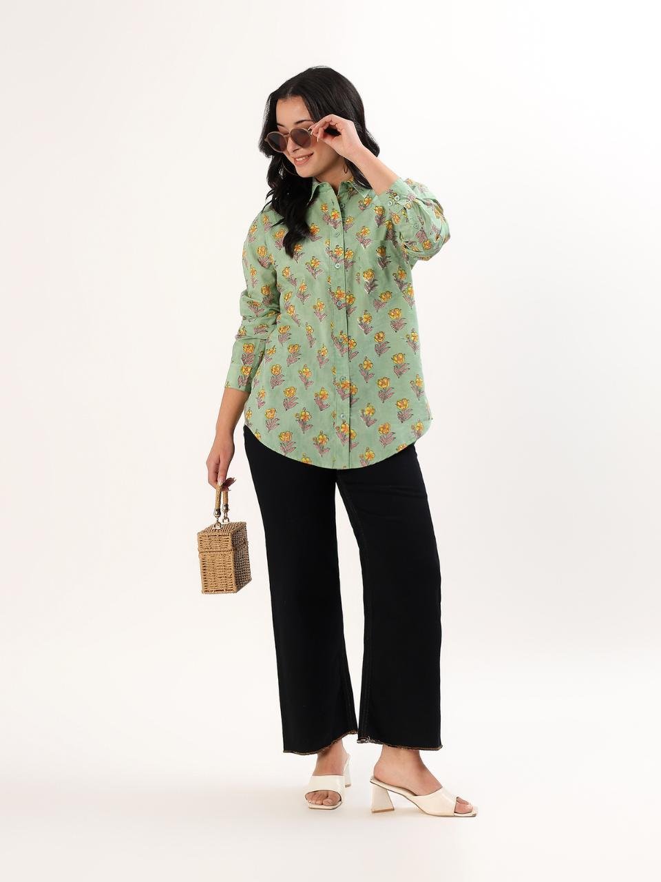 Classic Cotton Shirt - Buttercup - Hi Handmade