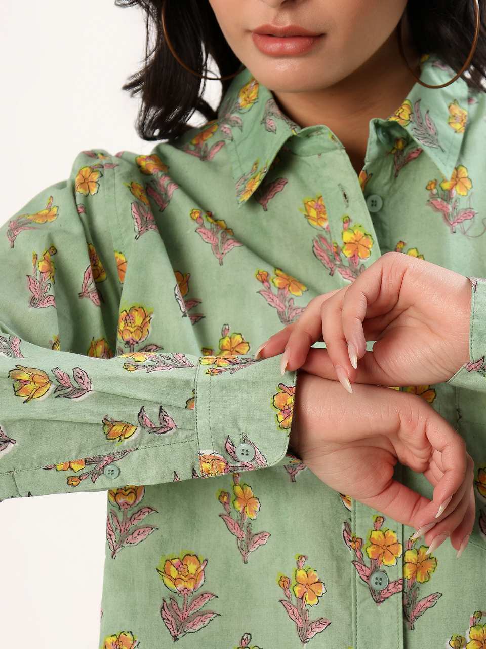 Classic Cotton Shirt - Buttercup - Hi Handmade