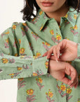 Classic Cotton Shirt - Buttercup - Hi Handmade