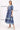 Cotton Dress Maxi - Blue - Hi Handmade