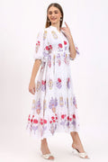 Cotton Dress Maxi - Floral Bloom