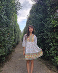 Cotton Dress Mini - White - Hi Handmade