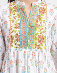 Cotton Dress Mini - White - Hi Handmade