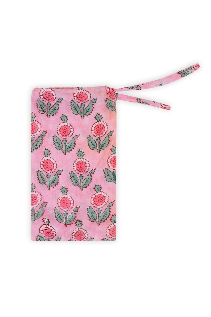 Cotton Eye Mask - Blush Pink - Hi Handmade