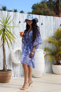 Cotton Kaftan - Blue