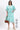 Cotton Kaftan Cover Up - Aqua - Hi Handmade