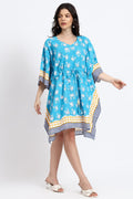 Cotton Kaftan - Crab Print