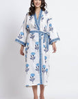 Cotton Kimono - Blue - Hi Handmade